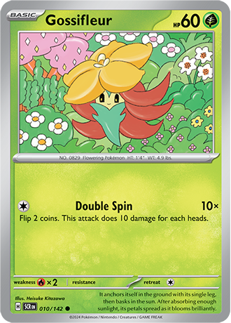 Karta Pokemon 010 142 Gossifleur [Stellar Crown].JPG