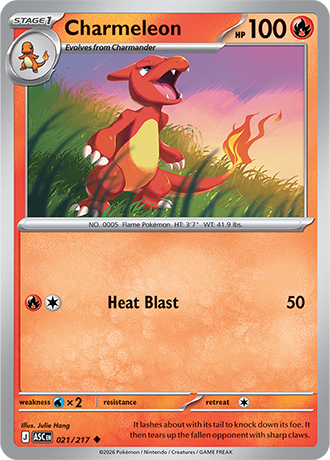 Karta Pokemon 021 217  Charmeleon [Ascended Heroes].JPG