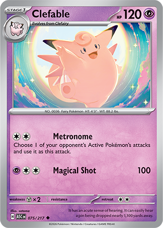 Karta Pokemon 075 217  Clefable [Ascended Heroes].JPG