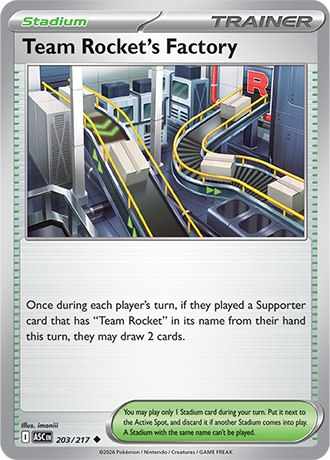 Karta Pokemon 203 217  Team Rocket's Factory [Ascended Heroes].JPG
