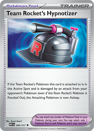 Karta Pokemon 206 217  Team Rocket's Hypnotizer [Ascended Heroes].JPG