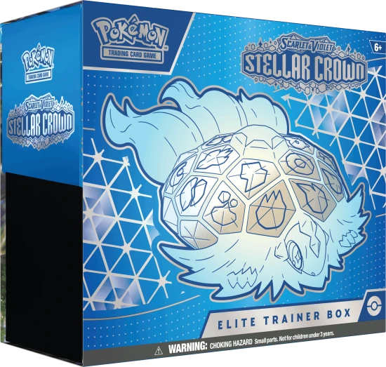 Stellar Crown Terapagos [Elite Trainer Box] (Karty Pokemon TCG)