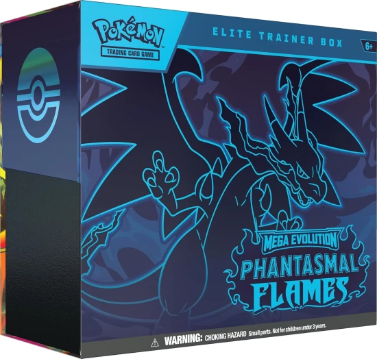 Phantasmal Flames Mega Charizard X [Elite Trainer Box] (Karty Pokemon TCG)