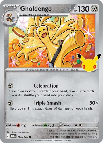 Karta Pokemon 108-128 Gholdengo [30th Celebration].JPG