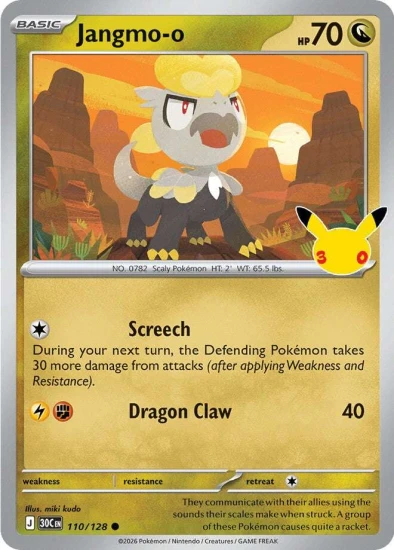 Karta Pokemon 110-128 Jangmo-o [30th Celebration].JPG