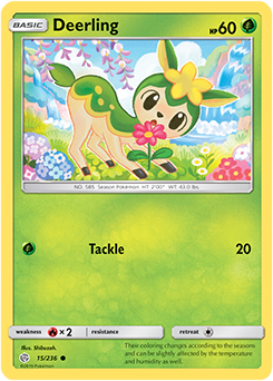 Karta Pokemon 15-236  Deerling [Cosmic Eclipse].JPG