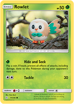Karta Pokemon 17-236  Rowlet [Cosmic Eclipse].JPG