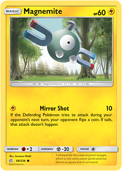 Karta Pokemon 68-236  Magnemite [Cosmic Eclipse].JPG