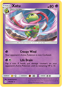 Karta Pokemon 79-236  Xatu [Cosmic Eclipse].JPG