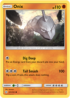 Karta Pokemon 105-236  Onix [Cosmic Eclipse].JPG