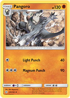 Karta Pokemon 120-236  Pangoro [Cosmic Eclipse].JPG
