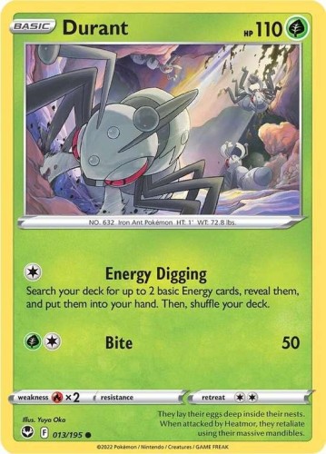 Karta Pokemon 013-236  Durant [Silver Tempest].JPG