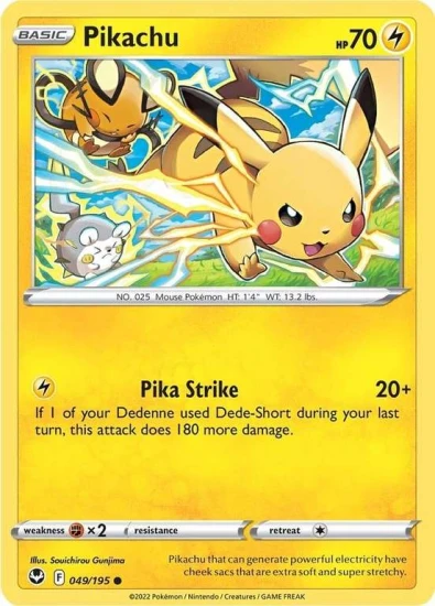 Karta Pokemon 049-236  Pikachu [Silver Tempest].JPG