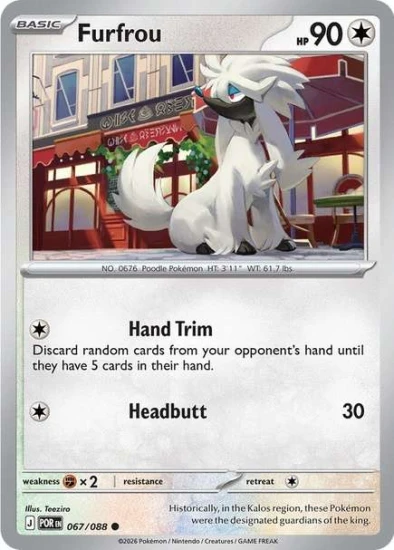 Karta Pokemon 067-088  Furfrou [Perfect Order].JPG